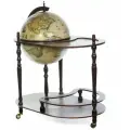 Напольный глобус бар со столом JUFENG CG40004NN, d=40 см