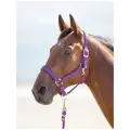 Недоуздок для лошади SHIRES Topaz, COB, фиолетовый (Великобритания)