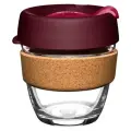 Кружка для чая и кофе с собой стеклянная Keep Cup Brew Cork S 227 мл Kangaroo Raw с крышкой