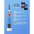 Зубная щетка детская Braun Oral-B Vitality Kids D103.413.2K Spiderman, 2 режима, таймер, Ni-MH, Человек-паук, голубой/красный/белый
