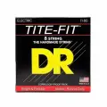 Струны для 8-струнной электрогитары DR Strings TF8-11 Tite-Fit 11-80