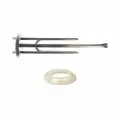 Комплект ТЭН 1,5 кВт (1500 Вт) RF для водонагревателя Thermex HIT, H, Garanterm, под анод М6, фланец 82мм, нерж. + прокладка, 10079K1