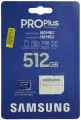 Карта памяти Samsung PRO Plus 512GB + адаптер (MB-MD512SA/EU)
