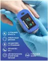 Пульсоксиметр ChoiceMMed MD300C2, без поверки, синий