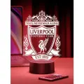 Ночник Футбольный Клуб Ливерпуль - FC Liverpool, Идеальный подарок для создания атмосферы