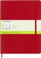 Блокнот Moleskine Classic Soft, 192стр, без разлиновки, мягкая обложка, красный [qp623f2]