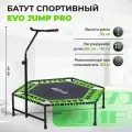 Батут спортивный для фитнеса и джампинга EVO JUMP PRO, зеленый