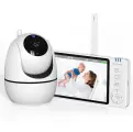 Видеоняня BABY MONITOR без wi-fi, с большим монитором, ночным видением, определением температуры и двух сторонней связью