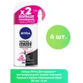 Nivea Дезодорант-антиперспирант ролик женский Черное и Белое Невидимый Clear 50 мл - 6 шт