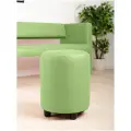 Пуф MONOFIX йокки в прихожую, для туалетного столика, в пвз, экокожа салатовый
