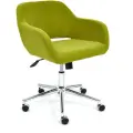 Кресло TetChair Modena olive flock chrome