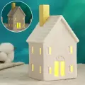 Фигурка светящаяся TAKE IT EASY «Домик с золотой трубой», керамика, 8×8×14 см
