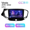 Магнитола TEYES LADA VESTA 2015-2022 г. CC3 2K 6/128ГБ голосовое управление В подарок!