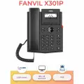 IP-телефон Fanvil X301P, PoE, 2 SIP-аккаунта, 1000 номеров в телефонной книге