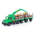Игрушка Полесье 55668 Майк, автомобиль-лесовоз с прицепом