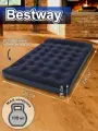 Матрас надувной полутороспальный Bestway + встроенный ножной насос 191x137x28см 67225