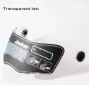 JIEKAI JK105 шлем с открытым лицом козырек для мотоцикла линза шлема Очки Серебряные, прозрачные, Черные Серые цвета свободного размера, Transparent len, L, Мужской