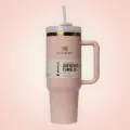 Термокружка Stanley Quencher H2.0 1.18 л (40 oz), с трубочкой, Розовая, оригинал США