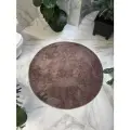 Коврик для ванной комнаты 200х200 см, коричневый, круглый. Турция