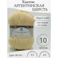 Пряжа Аргентинская шерсть Камтекс, 031-шампань (10 мотков)