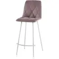 СтолБери Барный стул Дом Столов Ричи 1шт, велюр искусственный, максимальная нагрузка 100кг