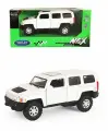 Модель машины Welly Hummer H3, масштаб 1:36, пружинный механизм, белая