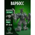 Миниатюра Warhammer 40000, Warboss in Mega Armour (Варбосс в броне), для НРИ, ДнД, Pathinder