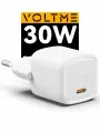 Зарядное устройство VOLTME Revo 30CC GaN, 30 Вт W, блок питания USB Type C, быстрая зарядка для телефона iPhone Samsung, адаптер белый Online Box