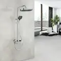 Душевая Стойка Salda ALMAes С Тропическим Душем Хром ALS-615-17