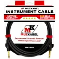 Инструментальный кабель MUZKABEL JFNIK4B - 3 метра, JACK (моно) - JACK (моно)