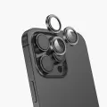 Защитные линзы для камеры iPhone 15 Pro стекло с AR покрытием-Чёрный