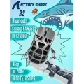 Беспроводная игровая мышь Attack Shark R3, 8K, Bluetooth + 2.4Ghz USB, PAW3395, Серый