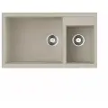 Кухонная мойка OMOIKIRI Tedori 86-2-BE Tetogranit/две чаши/ваниль
