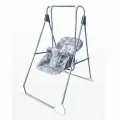 Качели напольные складные Globex ВЕТЕРОК-ЛЮКС (серые) серый мишки, до 15кг