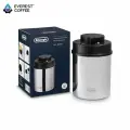Вакуумный контейнер DeLonghi для хранения кофе на 500 грамм (Цвет: Серебристый)