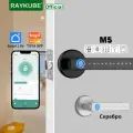 RAYKUBE M5 Tuya Умный замок, разблокировка ключа с паролем по отпечатку пальца, дверной замок для спальни и квартиры