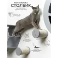 Ступеньки для кошек на стену когтеточка настенная джутовая 20 см Котомото / настенный игровой комплекс для кошек