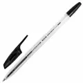 Ручка шариковая Brauberg X-333 (0.35мм, черный цвет чернил, корпус прозрачный) 50шт. (142406)