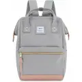 Рюкзак Himawari 123 серый с розовым