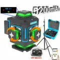 Лазерный уровень Kezers KL4D-03GM, Зеленый луч 360 4D 16 Линий, 5200 мАч