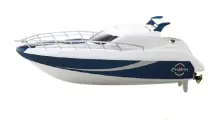 Радиоуправляемый мини-катер Happy Cow Hovercraft 2.4G - 777-582-BLUE