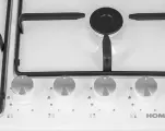 Встраиваемая газовая варочная панель HOMSair HGE643WH