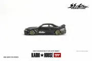 MINI GT+KAIDO HOUSE Kh mg Nissan Skyline GT-R R33 Active Carbon R Литой под давлением автомобильной модели 1/64 Kaido Works V1