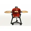 Керамический гриль-барбекю Start Grill 16 дюймов, красный, 39,8 см