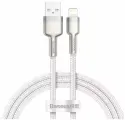 Кабель Baseus Cafule Series Metal Data Cable USB - Lightning 2.4A 1m White (CALJK-A02)