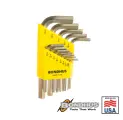 Набор из 13 дюймовых шестигранных ключей BONDHUS 16237 HEX размеры .050-3/8 хромированные, длина (S)