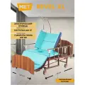 Кровать медицинская электрическая функциональная - MET REVEL XL ( ширина 120 см) с функцией кардио-кресла / Регулировки положения с пульта