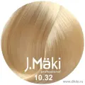 J.Maki Стойкий краситель для волос, 10.32 Бежевый светлый блондин, 60 мл