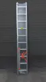 Лестница 4210 Sarayli 2х10 двухсекционная алюминиевая, высота в разложенном виде 4,65м