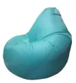 Мир Пуффов Кресло-мешок «Груша» размер- XXL(ростом до 170см), Бирюзовый оксфорд , с ручкой для переноски